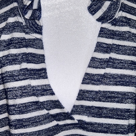 Banana Republic Luxespun Striped Hoodie Size Medium - Picture 3 of 9